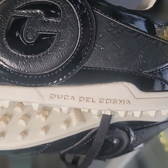 Duca Del Cosma Women's Golf Shoes Size 9 Black Patent Italian Leather - Picture 13 of 13